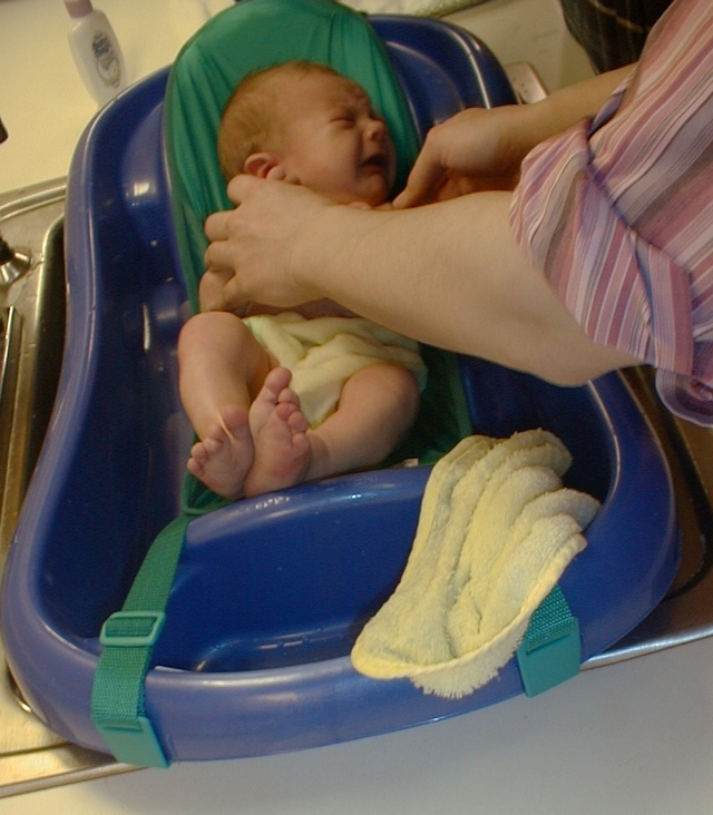 My Very First Tub Bath